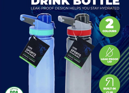 Sports Drink Water Bottle with Clipped Handle 770ml