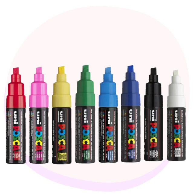 Posca Paint Pens Bold PC 8K Paint Markers Assorted 8 Pack