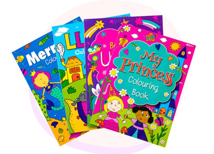 Unicorns Mermaids Princess Book Colouring A4 56 Pages