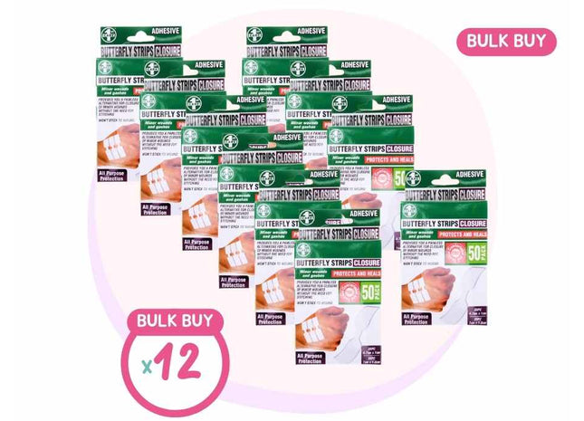 Butterfly Strips Closure 50 Pack first aid kit refills