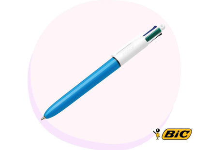 Bic 4 Color Ballpoint Pen Retractable | Writing Pens | Ballpoints