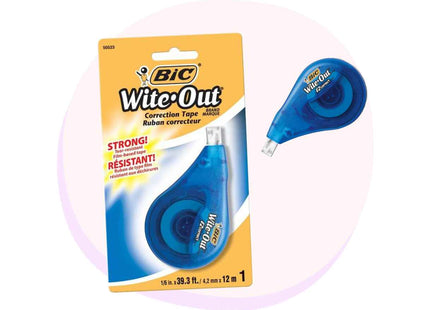 Bic Wite-Out Ez Correction Tape 4.2mm x 12m Single