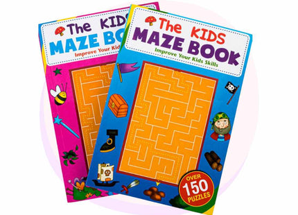 Kids Maze Book A5 160 Puzzles