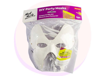 DIY Masks 4 Pack - Full Face Butterfly