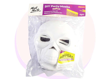 DIY Masks 4 Pack Skull | Halloween Craft Masks | Art and Craft Masks