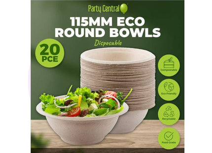 Eco- Friendly disposable Small Snack Bowls 20 Pack