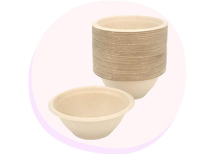 Eco- Friendly Wheat Straw Small Snack Bowls 40 Pack