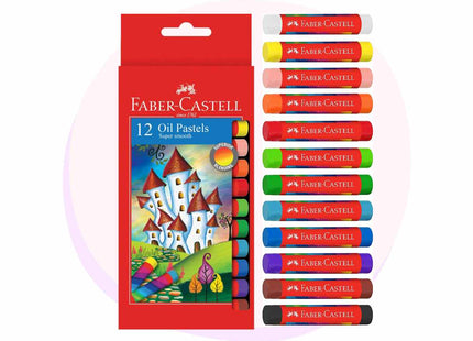 Faber Castell Oil Pastels 12 Pack