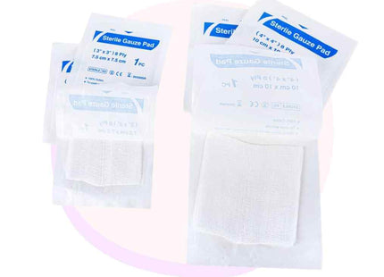 Gauze Pad Non Adhesive Assorted Sizes Non Woven 6 Pack