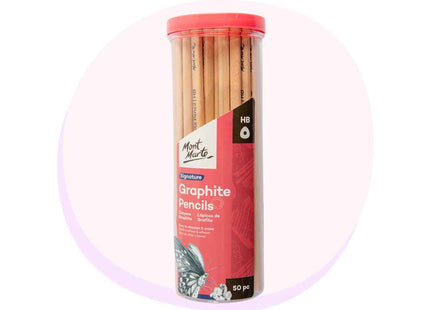 Graphite Pencils HB Monte Marte 50 Pack