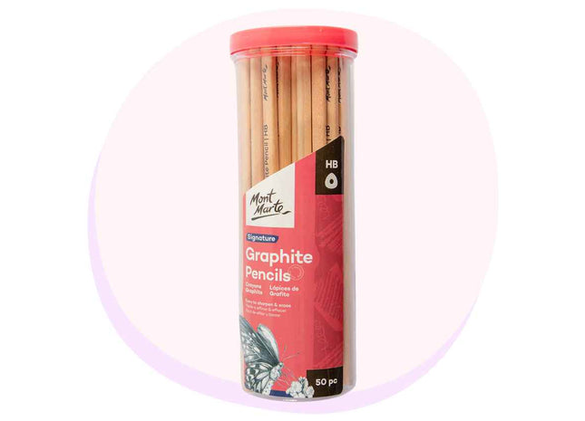 Graphite Pencils HB Monte Marte 50 Pack