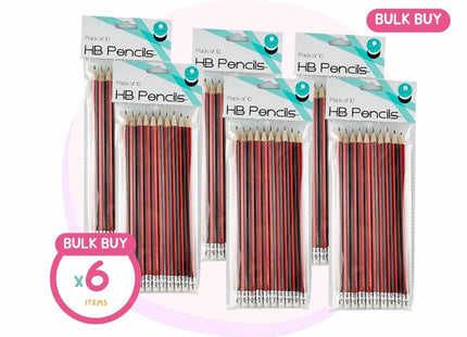HB Lead Pencils 10 Pack Bulk Buy