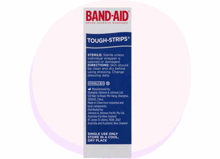 Johnson & Johnson BAND AID Tough-Strips Waterproof 20 Pack