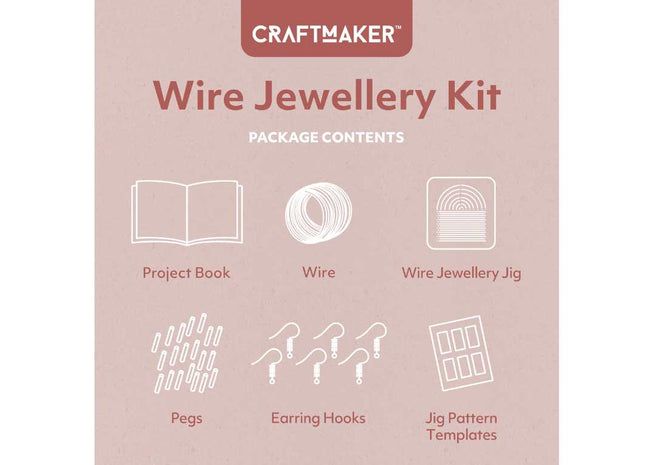 Wire Jewellery Hobby Craft Making Kit