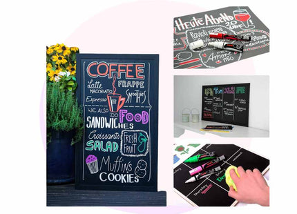 Uni Liquid Chalk Marker Fine Tip White | Art Supplies | Easy Wipe Markers | Back to School Supplies