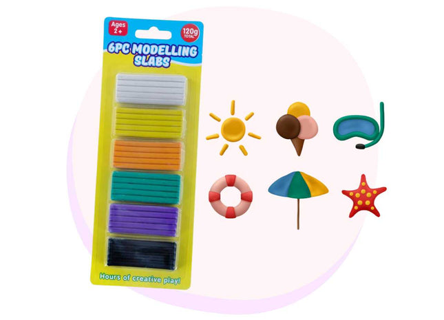 Modelling Clay Coloured 6 Pack