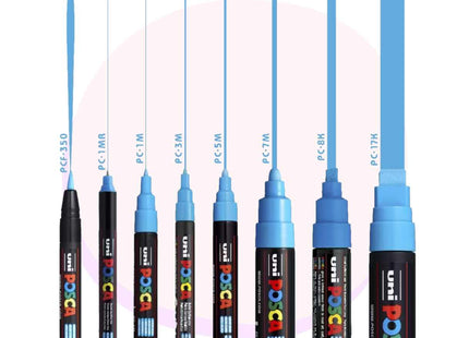 Posca Paint Pen sizes 