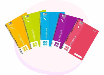 Quill Shades Notebook 70gsm A4 120 Pages - Assorted