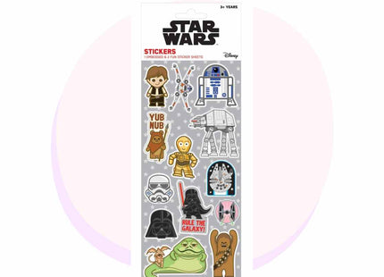 Star Wars 3 Pack Embossed Stickers Set