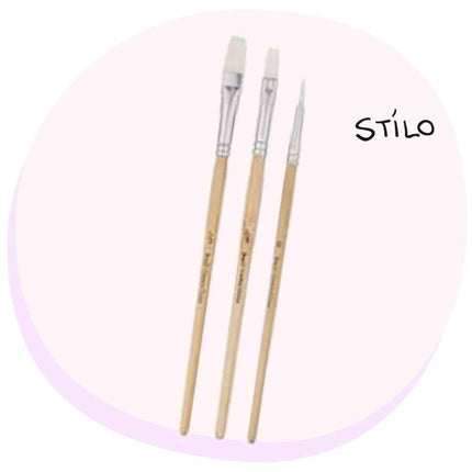 Stilo Art Paint Brush Set 3Pc