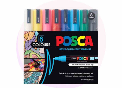 Posca Marker PC-5M, uni posca paint pens, posca medium markers, art supplies, back to school, school supplies, art and craft, creative kids voucher