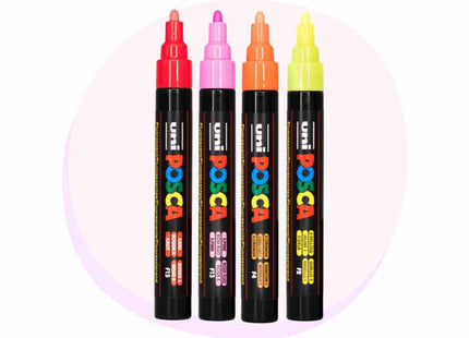 Posca Marker PC-5M, posca fluro paint pens, art supplies, back to school, school supplies