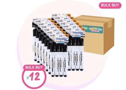 Whiteboard Markers 4 Pack | Bulk Whiteboard Markers | Back to School Supplies