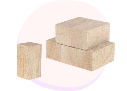Craft Wood Blocks 6 Pack