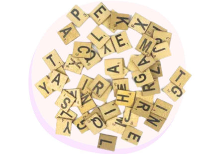 Letter Tiles Wood Learning Toys 150 Pack
