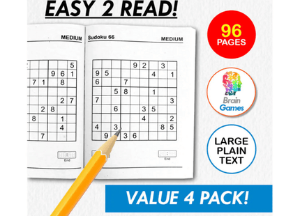 Sudoku Book 96pg A4