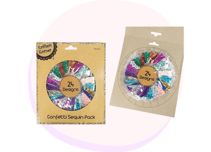 Sequin Assorted 24 Colour Pack