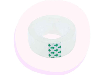 Tape Clear Stationery 18mm x 18m 6pk