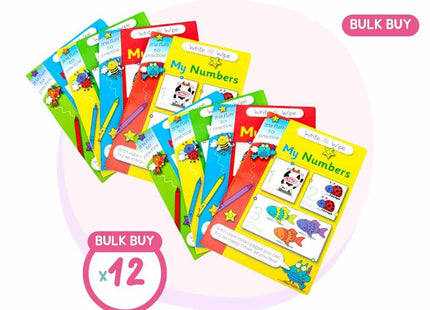 Wipe and Write Childrens Fun Activity Books A4 Colour